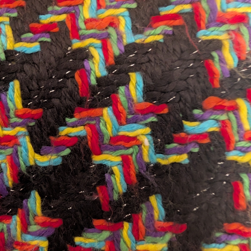 Alice + Olivia Multicolor Houndstooth Mini Skirt - Picture 3 of 9